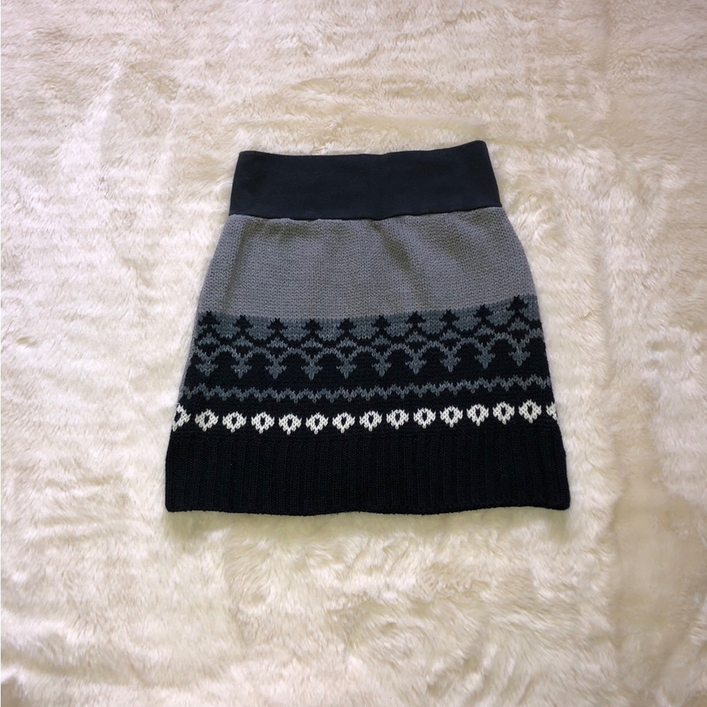 Knitted Mini Skirt